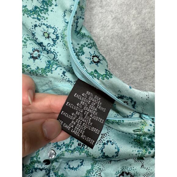 Bebe Womens Size M Y2K Silk Sequin Beaded Cami Tank Top - Picture 6 of 13